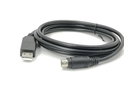 RIKYJIC USB auf MD8 Rundkopf 8-poliges Kabel 1,8 Meter für Wacogiken AC Servo Drive RS232 Kommunikationskabel von RIKYJIC