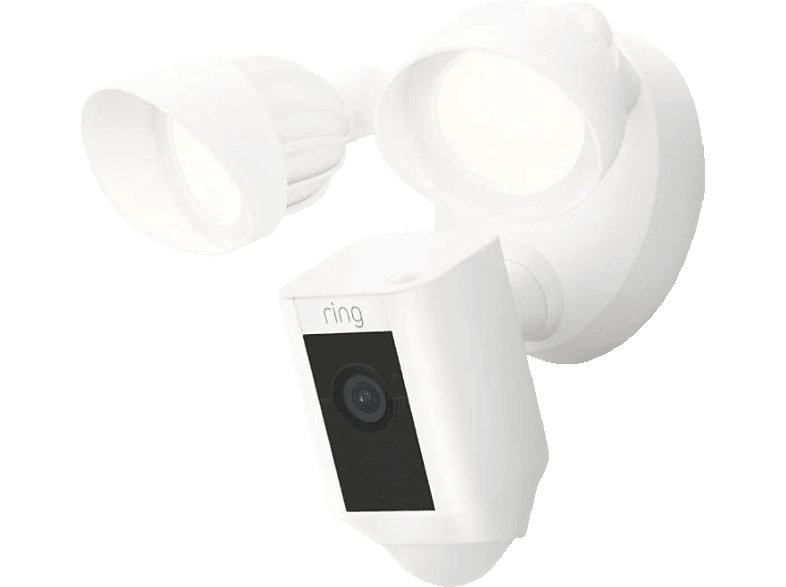 RING Floodlight Cam Wired Plus - White, Überwachungskamera von RING