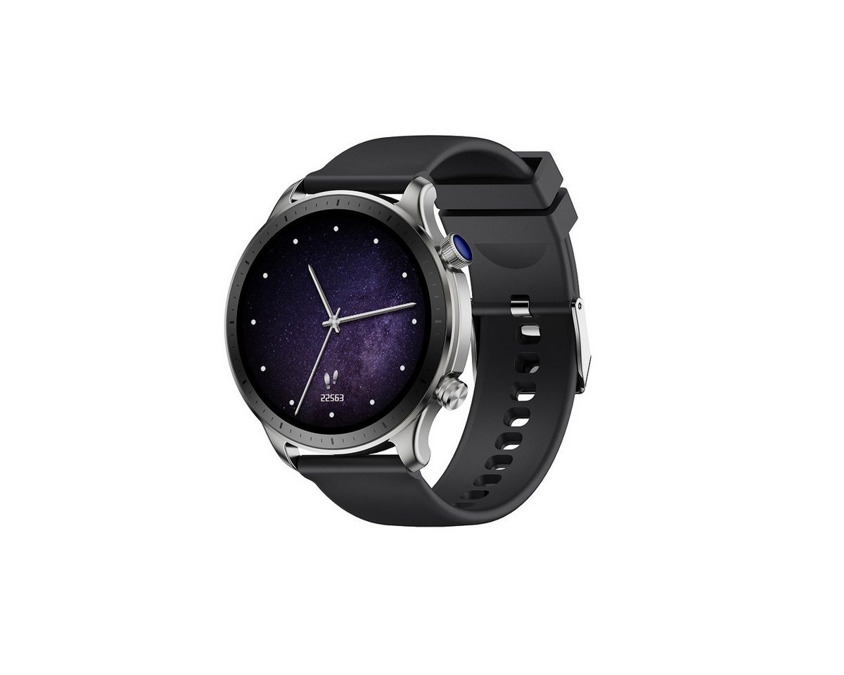 RIVERSONG SmartWatch Motive 9 Pro - in Space Grey Amoled - Armbanduhr Herren Smartwatch von RIVERSONG