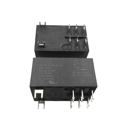 12V relay HF92F-012D-2C11S 12VDC HF92F-012D-2C11S-12VDC HF92F012D2C11S 12VDC DC12V 12V 30A 277VAC RNUMLIGH(One Size) von RNUMLIGH