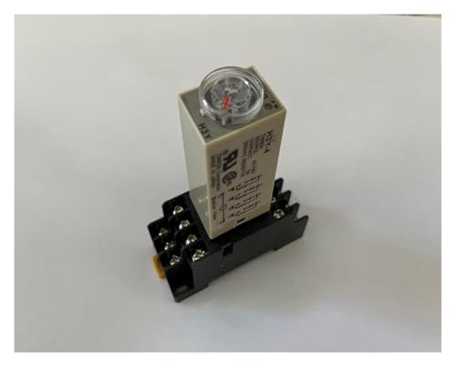 1S~60Min H3Y-4 Power On Time Delay Relay Solid-State Timer 3Min 12V/24V/36V/110V/220V/380V 14 Pin with Base RNUMLIGH(0-10 Minute,AC36V) von RNUMLIGH