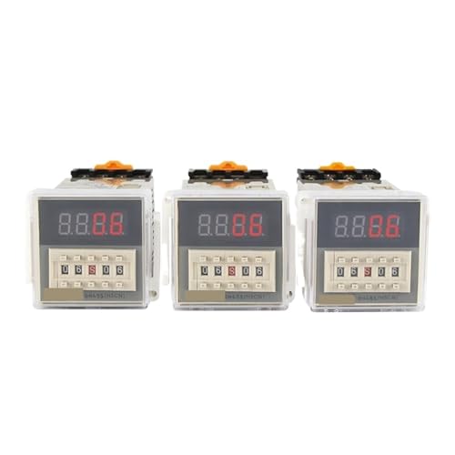 1pcs Digital LED Programmable Timer Relay Switch DH48S-2Z 0.01S-99H99M With Socket Base AC/DC 12V 24V 36V 110V 220V 380V Delay Timer RNUMLIGH(AC 220V) von RNUMLIGH