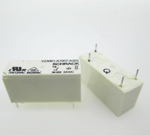 24V relay V23061-A1007-A302 24VDC V23061-A1007-A302-24VDC V23061-A1007 V23061 A1007 A302 8A DIP4 RNUMLIGH(Taglia unica) von RNUMLIGH