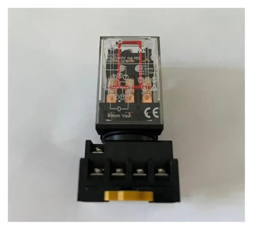 Intermediate relay MK3P-I MK3P small electromagnetic relay 11PIN with base DC12V DC24V AC36V AC110V AC220V AC380V RNUMLIGH(AC220V) von RNUMLIGH