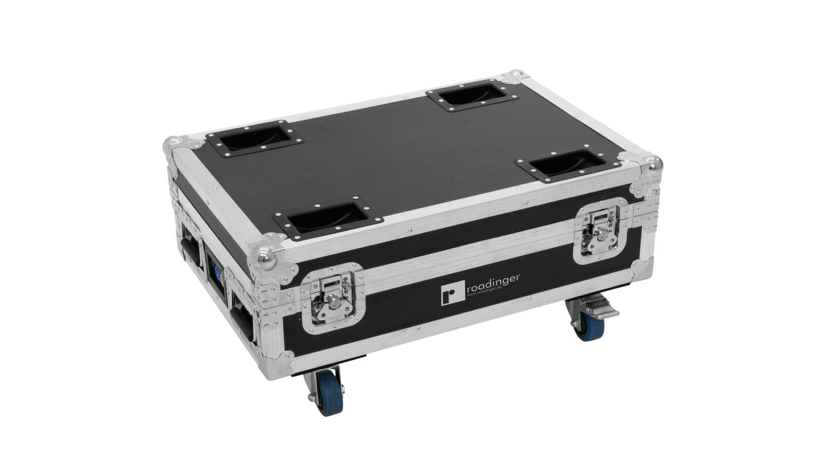 ROADINGER Flightcase 4x AKKU BAR-6 Glow QCL Flex QuickDMX mit Ladefunktion von ROADINGER