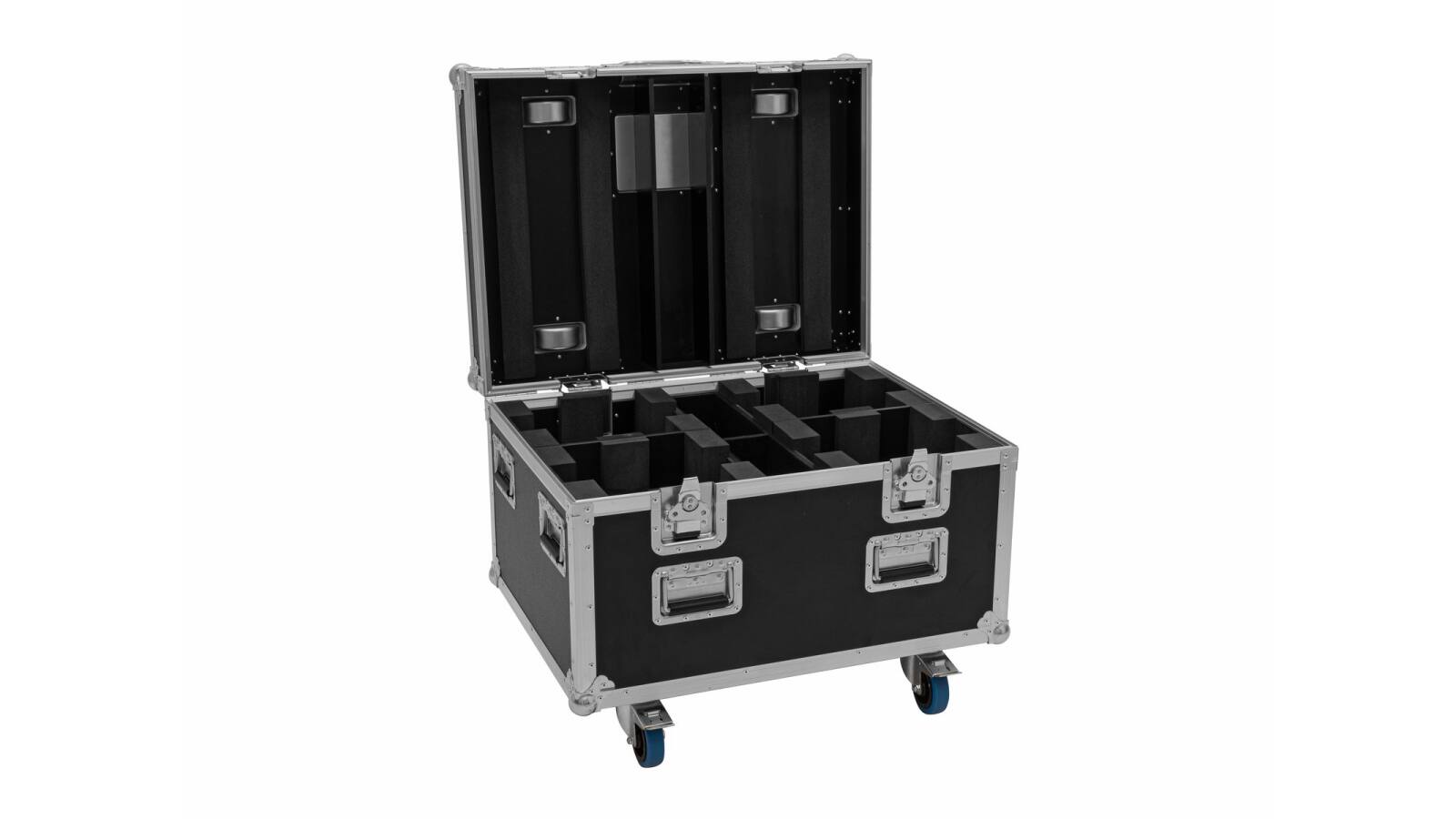 ROADINGER Flightcase 4x LED TMH-X4 mit Rollen von ROADINGER