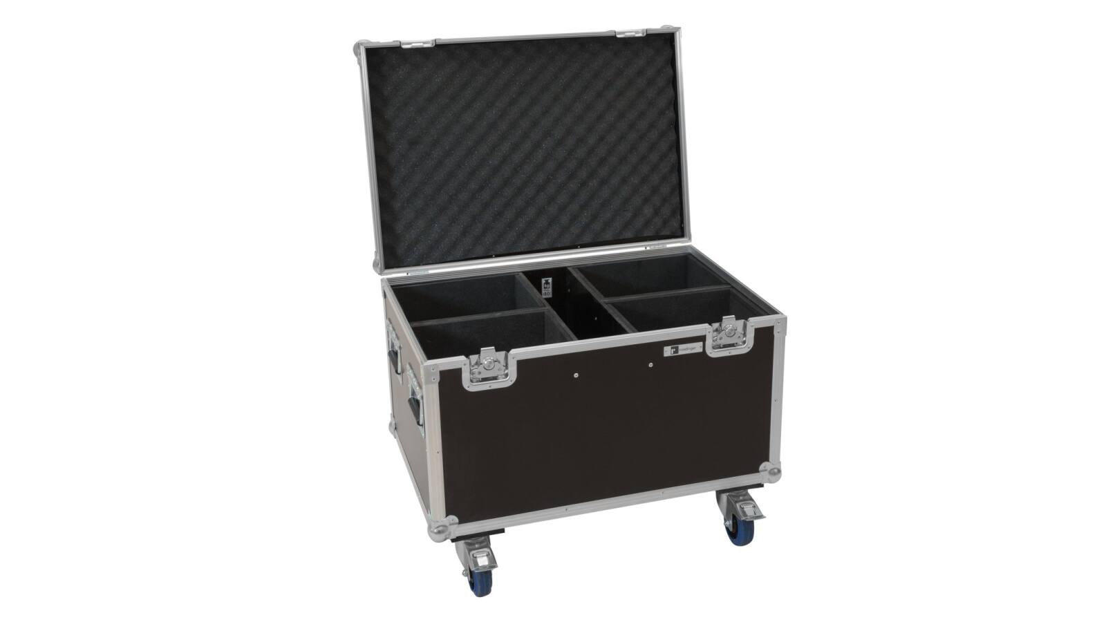 ROADINGER Flightcase 4x LED Theatre COB 200 Serie, mit Rollen von ROADINGER