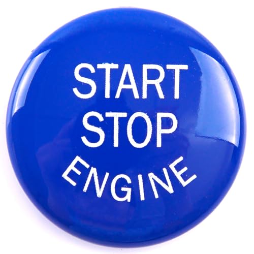 ROBUST Start Stop Knopf Blau Glanz für BMW E87 E90 E91 E92 E93 E60 E61 X1 E84 X3 E83 X5 E70 X6 E71 Z4 E89 von ROBUST CAR PARTS