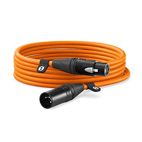 RØDE XLR-6 Hochwertiges XLR-Kabel (6 m, orange) von RØDE