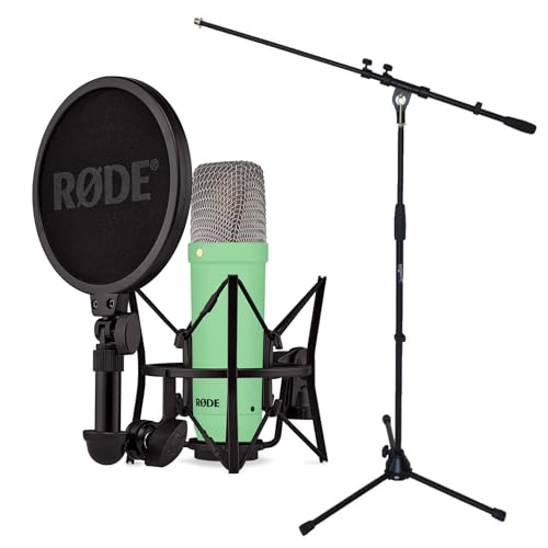 Rode NT1 Signature Green Studio-Mikrofon Grün + keepdrum Mikrofonständer von RØDE