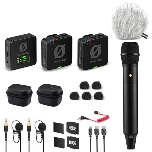 Rode Wireless Pro Mikrofon-Set mit Handmikrofon und keepdrum Windschutz von RØDE