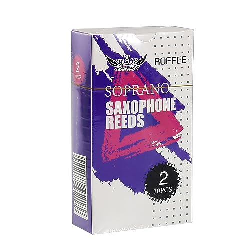 ROFFEE Sax Schilf,soprano sax saxophone reeds strength 2.0,10 pcs/box,individual packing von ROFFEE