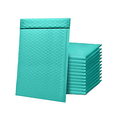 Versandtaschen, gepolsterte Umschläge, 10 Stück Schaumstoff-Kissenumschläge for Versenden von Geschenken(Green,15 * 20cm) von ROJDFCNBW