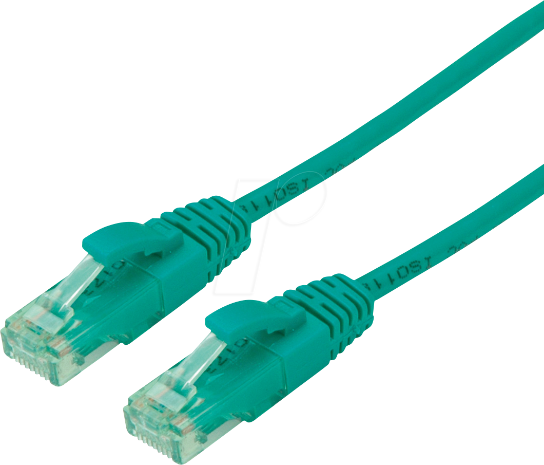 ROLINE 21453130 - Patchkabel Cat.6a UTP, grün, 0,5 m von ROLINE RECYCLED MATERIAL