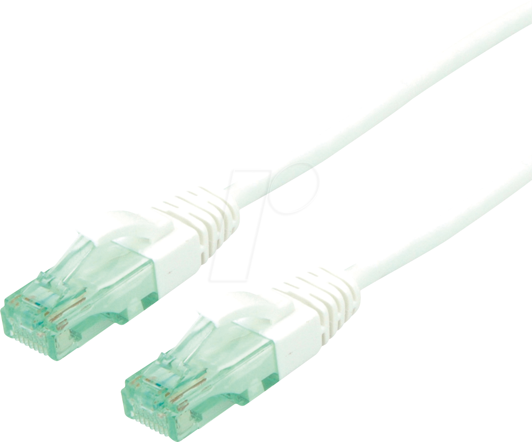 ROLINE 21453163 - Patchkabel Cat.6a UTP, weiß, 3 m von ROLINE RECYCLED MATERIAL