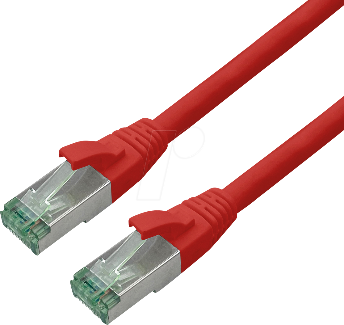 ROLINE 21453218 - Patchkabel Cat.6a S/FTP (PiMF), rot, 15 m von ROLINE RECYCLED MATERIAL