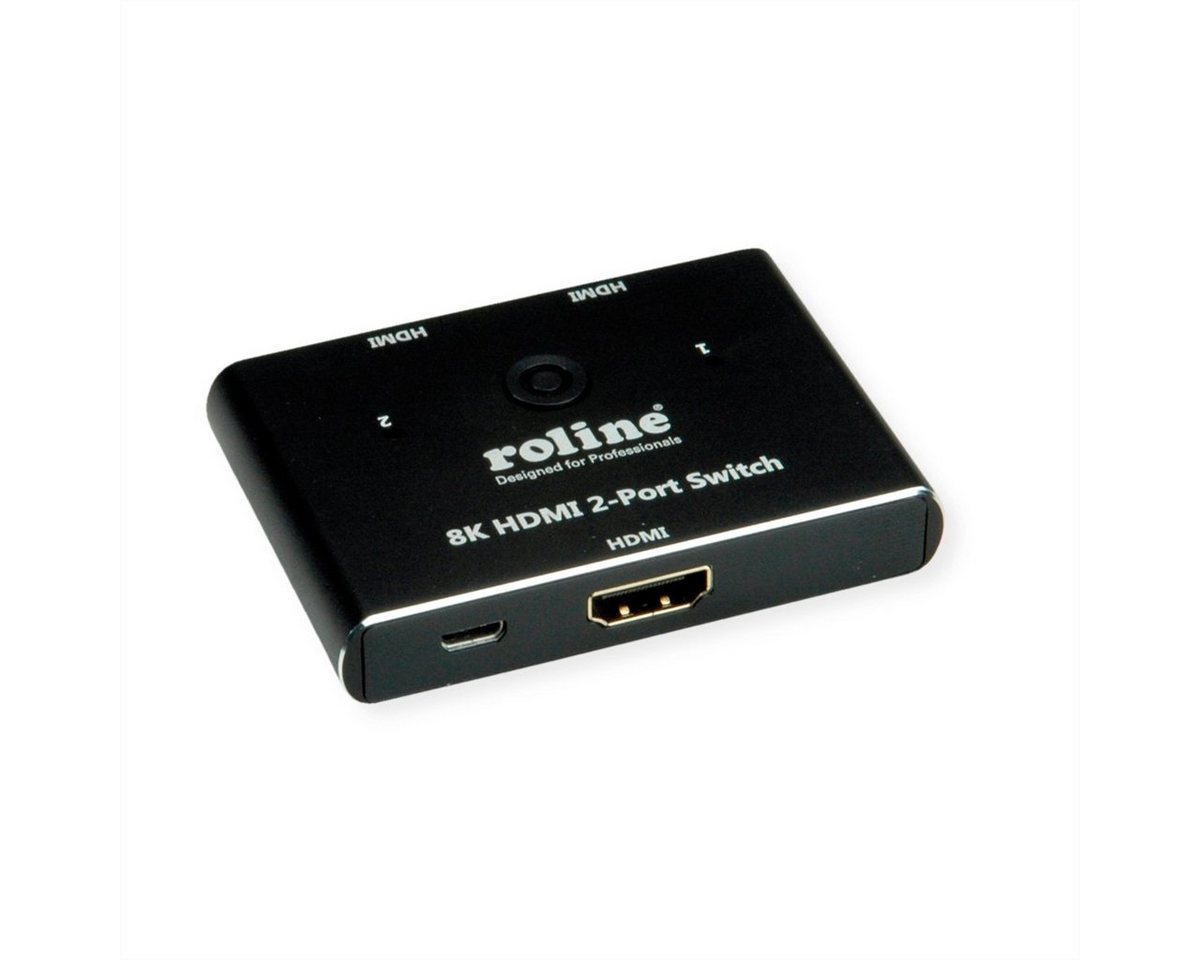 ROLINE 8K HDMI Switch, 2-fach Audio- & Video-Adapter von ROLINE