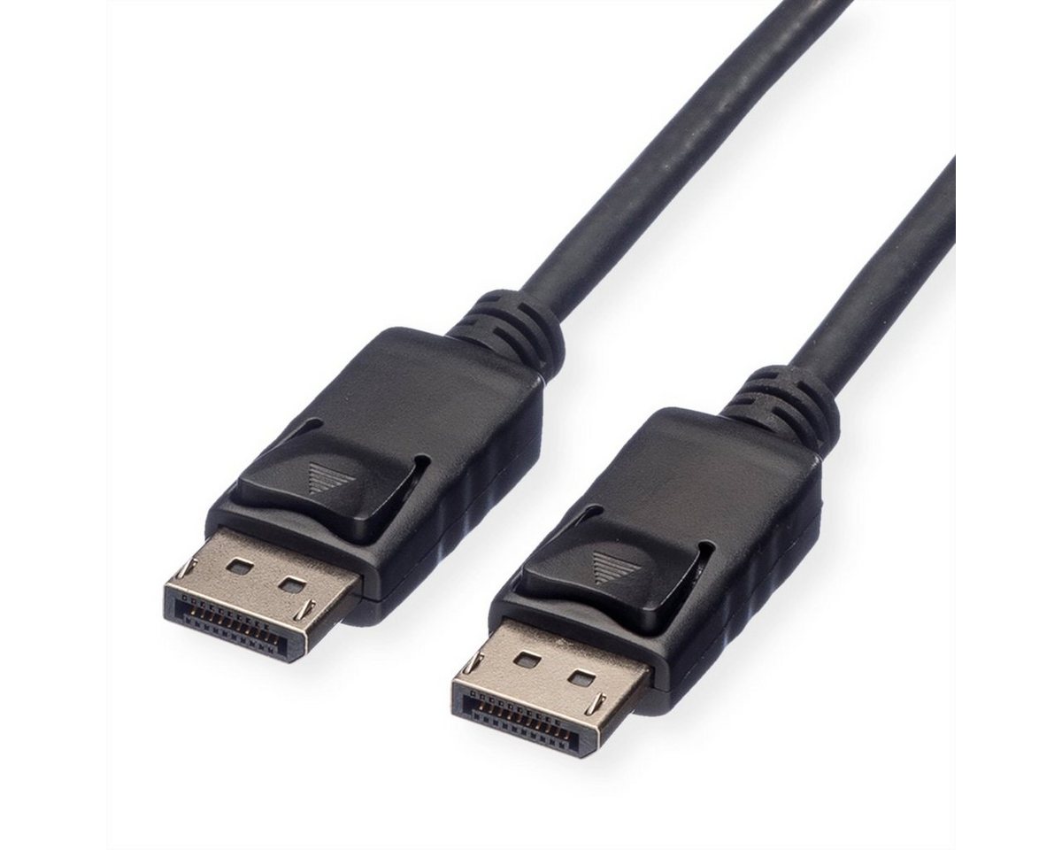 ROLINE DisplayPort Kabel, DP ST - ST, LSOH Audio- & Video-Kabel, DisplayPort Männlich (Stecker), DisplayPort Männlich (Stecker) (100.0 cm) von ROLINE