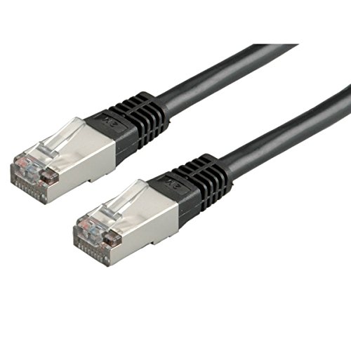 ROLINE FTP LAN Kabel Cat 5e | Ethernet Netzwerkkabel mit RJ45 Stecker | Schwarz 20 m von ROLINE