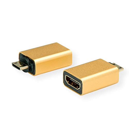 ROLINE GOLD HDMI-Adapter, HDMI BU - HDMI Mini ST von ROLINE