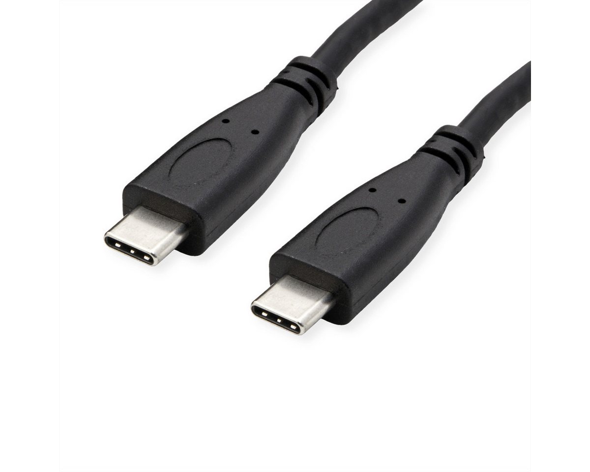 ROLINE USB 3.2 Gen 2 Kabel, C-C, ST/ST USB-Kabel, USB Typ C (USB-C) Männlich (Stecker), USB Typ C (USB-C) Männlich (Stecker) (50.0 cm), 10Gbit/s, Emark, 100W von ROLINE