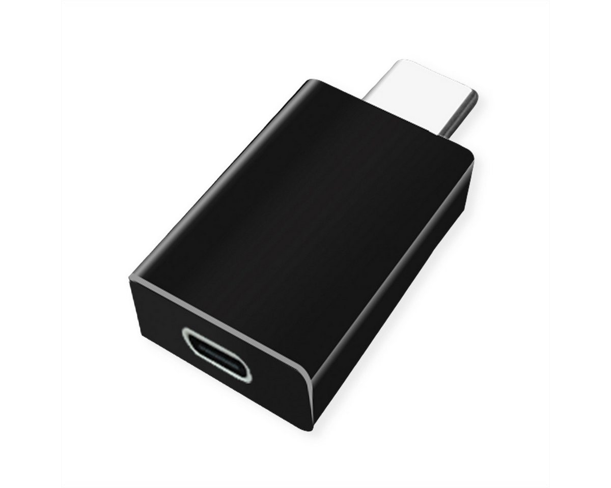 ROLINE USB Typ-C Datenblockier-Adapter Adapter USB Typ C (USB-C) Männlich (Stecker) zu USB Typ C (USB-C) Weiblich (Buchse) von ROLINE