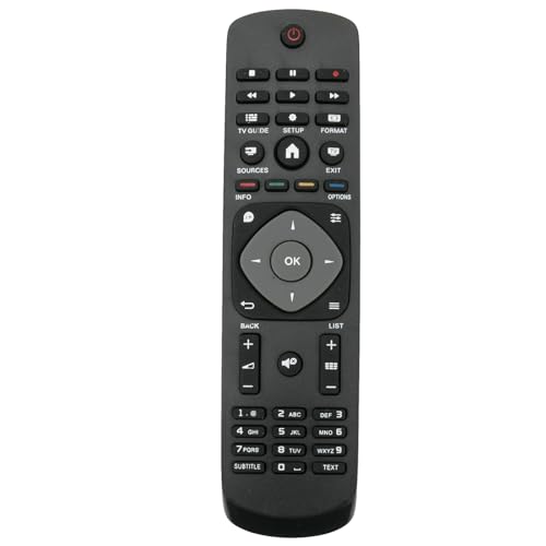 RM-L1225 Ersetzte Fernbedienung Passend für Philips TV 24PHH4000/88 24PHH4109/88 32PHH4100/88 32PHH4319/88 2PFK4109/12 32PFK5300/12 42PFK6559/12 PUH4900/88 996590009443 32PFK4100 32PFK4109 von ROLLGAN