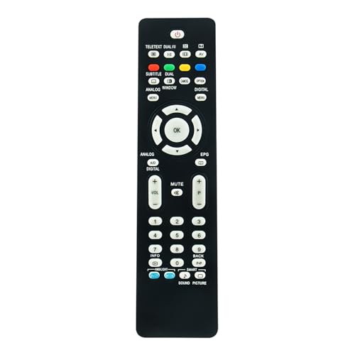 ROLLGAN RC2034312/01 Ersetzte Fernbedienung Anwendbar für Philips Smart TV 52PFL7762D/05 32PFL7782D/05 32PFL7762D/05 32PFL7782D/12 42PFL7962D/12 42PFL7962D/05 32PFL7962D/05 42PFL7772D/12 42PFL7782D/12 von ROLLGAN