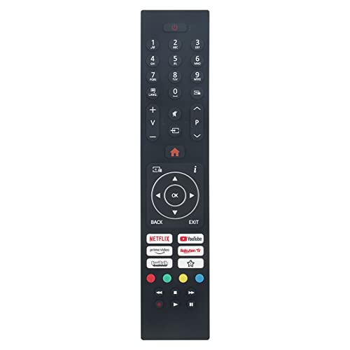 ROLLGAN RC45135P Ersetzte Fernbedienung Anwendbar für Aya/Arena/Clayton/Dual/Edenwood/Finlux TV A43SFDHS20 A43SFDVS7 A55SUDVS9 A40FHD1122BSMART CL32LED23BSW CL43UHDSW22B CL43UHDSW23B von ROLLGAN