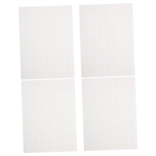 ROMANSENTIAL 280 Stk Rundes Doppelseitiges Klebeband Aufkleber Klebebänder Transparentes Klebepad Runde Bänder Klebeband Pad Doppelseitiges Pad Klebestreifen Montageklebeband Rot Acryl von ROMANSENTIAL