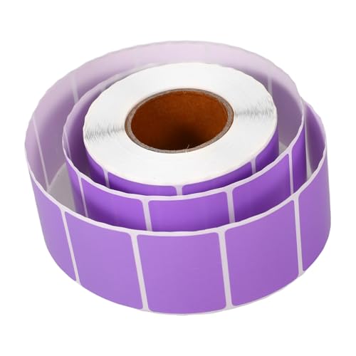 ROMISBABA 1 Rolle Farbiges Thermopapier Herz-thermoetikett Warnschilder Aufkleber Punkte Direkte Thermoetiketten White-label-aufkleber Etikett Für Thermodrucker Quittungsetikett Violett von ROMISBABA