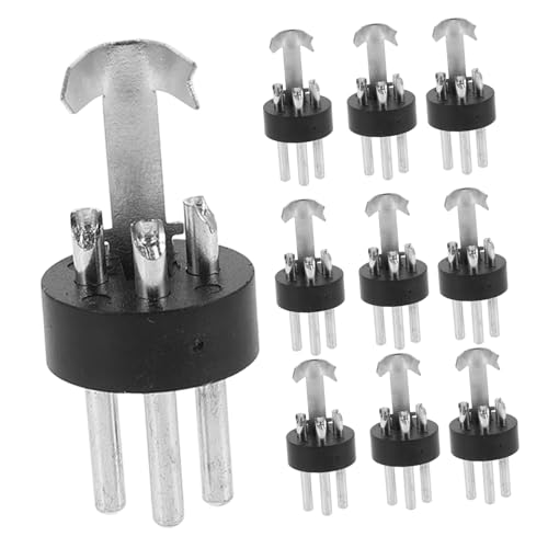 10st Xlr Erste Drei Nadeln Lautsprecheranschlüsse Männlicher Mikrofonstecker Mikrofon-audiostecker Männlicher Xlr-stecker Xlr- Zubehör Für Audiogeräte Black Plastik ROMISBABA von ROMISBABA