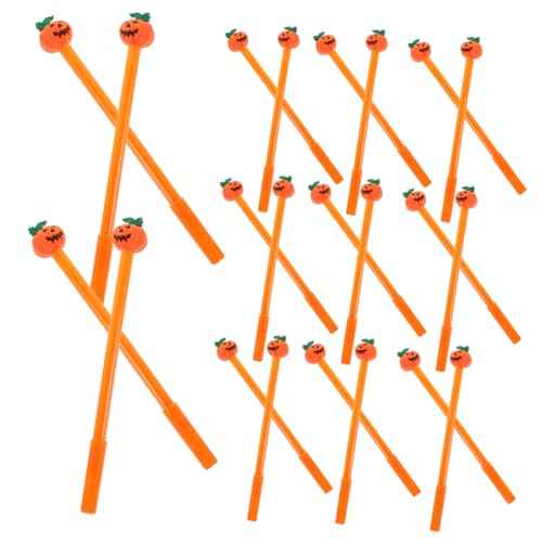 ROMISBABA 30 Stück Halloween Kürbis Gelstift Kugelschreiber Halloween Kürbis Stift Kürbis Gelstifte Feine Spitze Gel Cartoon Form Schreibstifte Stift Für Studenten Gel Tintenstifte von ROMISBABA