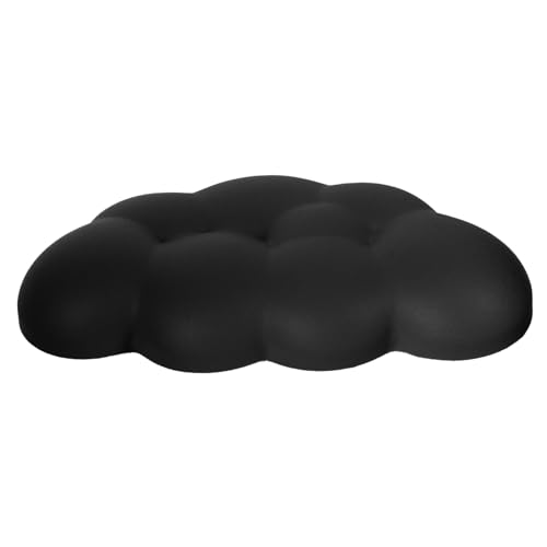 ROMISBABA Cloud Mouse Rest Schreibtischzubehör Mauspad-Handgelenkstütze tragbar Kissen Wrist Support Mouse Wrist Rest Office-Tastaturablage Handgelenkauflage für Tastatur Gummi Black von ROMISBABA