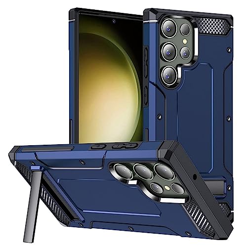 RONGYEDE- Stoßfeste Hülle for Samsung Galaxy S23 Ultra/S23 Plus/S23 Robuste Schutzhülle In Militärqualität Mit Kameraschutz Und Ständerhüllen(1,S23plus) von RONGYEDE
