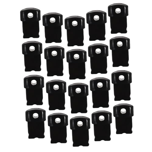 RORPOIR 20st Staubschutzstecker Zum Aufladen Von Mobiltelefonen Port-staubstopfen Kleiner Stopfen Telefonanschlussstopper Kappen Telefonstecker Für Ladeanschluss Handyhülle Black PVC von RORPOIR