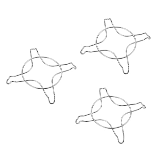 RORPOIR 3 Stk Gasherd Herduntersetzer für die Küche Flammenreduzierer Herdständer Multifunktions-Dampfgestell Milchtopf-Unterstützung gaskocher glaskopf Halterung für Dampfkocher Wok-Rack von RORPOIR