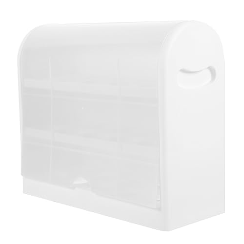 RORPOIR Eierkarton Eierschale Ei-display-container Eierablage Ei-organizer-behälter Kühlschrank-organizer Eierschale Mit Mehreren Ebenen Klarer Behälter Multi-grid-eierhalter Weiß Plastik von RORPOIR