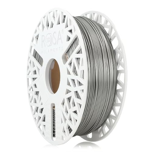 ROSA 3D PET-G Standard High Speed Filament 1.75 mm für 3D Drucker | Druckmaterialien Leicht Glänzend PETG 3D Drucker Filament | Filament 3D Printing Materials | Aluminium Spule 1 kg von ROSA 3D FILAMENTS