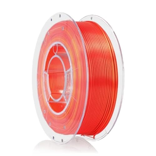 ROSA 3D PLA Multicolour Silk Filament 1.75 mm für 3D Drucker | Druckmaterialien Leicht Glänzend PLA Rainbow 3D Drucker Filament | Filament 3D Printing Materials | Feuer Spule 0,35 kg von ROSA 3D FILAMENTS