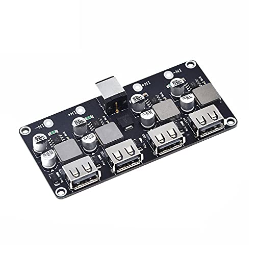 ROTEMADEGG QC3.0 QC2.0 USB Schnell Laden Platine 4XUSB Anschluss DC-DC DC12V-30V zu DC 3-12V Laden Schaltung Modul von ROTEMADEGG