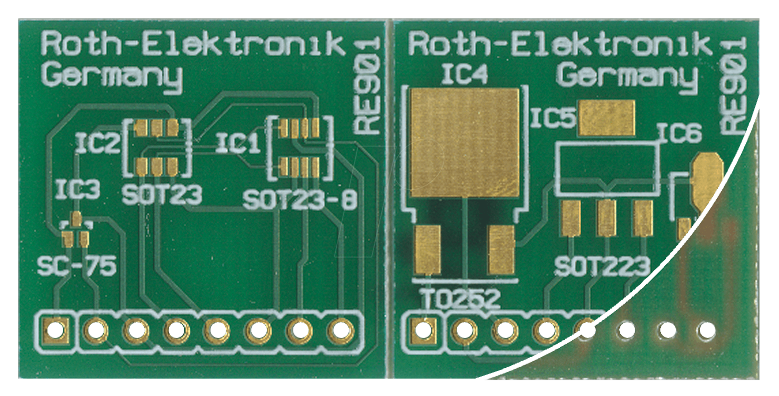 RE 901 - SOT-23 SMD Multiadapter von ROTH-ELEKTRONIK