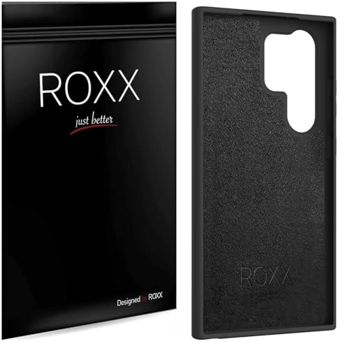 Roxx Hard Case Silikon Hülle | Für Samsung Galaxy S24 Ultra | Wie das Original nur Besser | Testsieger von ROXX just better