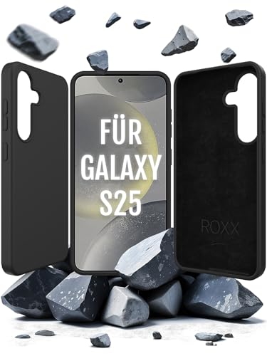 Roxx Hard Case Silikon Hülle | Für Samsung Galaxy S25 | Wie das Original nur Besser | Testsieger | Innenschutz | Displayschutz | Kameraschutz von ROXX just better