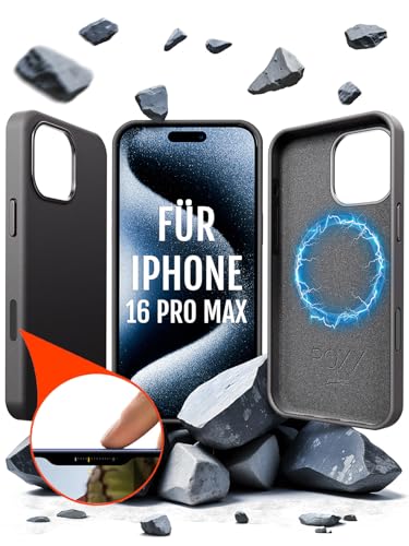 Roxx Next Era Hülle | Mit Kameraknopf | Weltweit Einzigartig | Passend für iPhone 16 Pro Max | Für MagSafe | Hardcase | Innenschutz | Displayschutz | Kameraschutz von ROXX just better