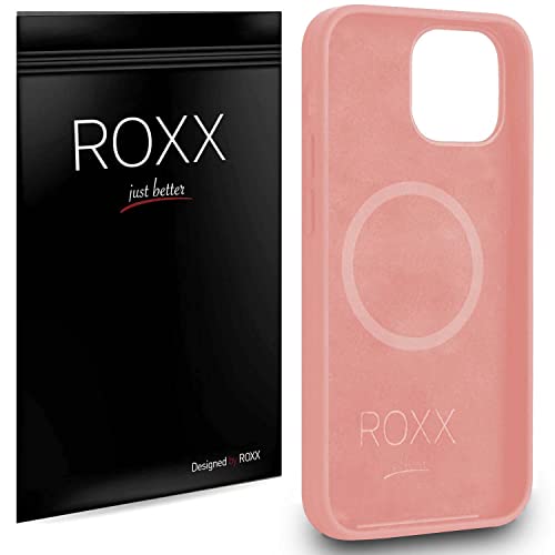 Roxx Silikon Hülle Ro"sé | Wie das Original | Kompatibel mit iPhone 14 Plus | Testsieger | Hardcase | Innenschutz | Displayschutz | Kameraschutz | Kompatibel mit MagSafe Zubehör von ROXX just better