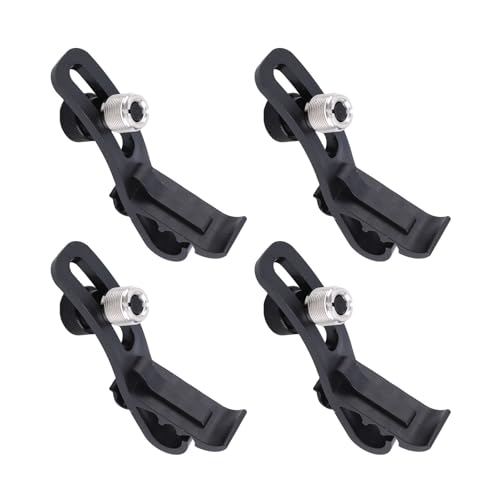 2/4Pcs Stoßfest Drum Mic Clip Universals Mikrofon Clamp Ersatz Trommel Mikrofon Sicherungs Clip Einfach Zu Bedienen von RPFROP