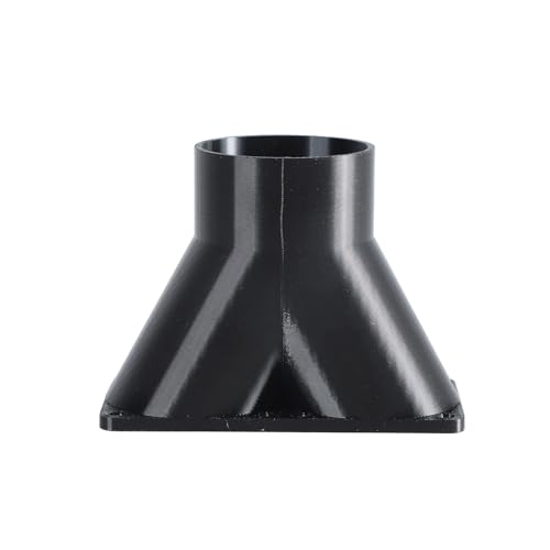 RPFROP Hochleistungs-Kühlventilatorkanal-Adapter, Luftsammelventil für 4 cm/6 cm Lüfter für Abluft und Belüftung von RPFROP