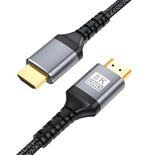 RPFROP Kompatibles 2.1-Kabel 8K 60 Hz 4K 120 Hz Schnelle Geschwindigkeit 48 Gbit/s Mit Dynamischer HDRs Und Dolbys Unterstützung von RPFROP