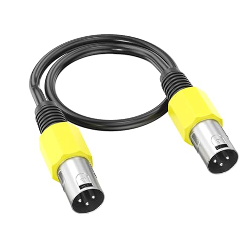 RPFROP Professionelle 3-Pin Verbindung Von Stecker Zu Stecker Für Den Höranschluss Für Mikrofone Und Lautsprecherleitungen von RPFROP